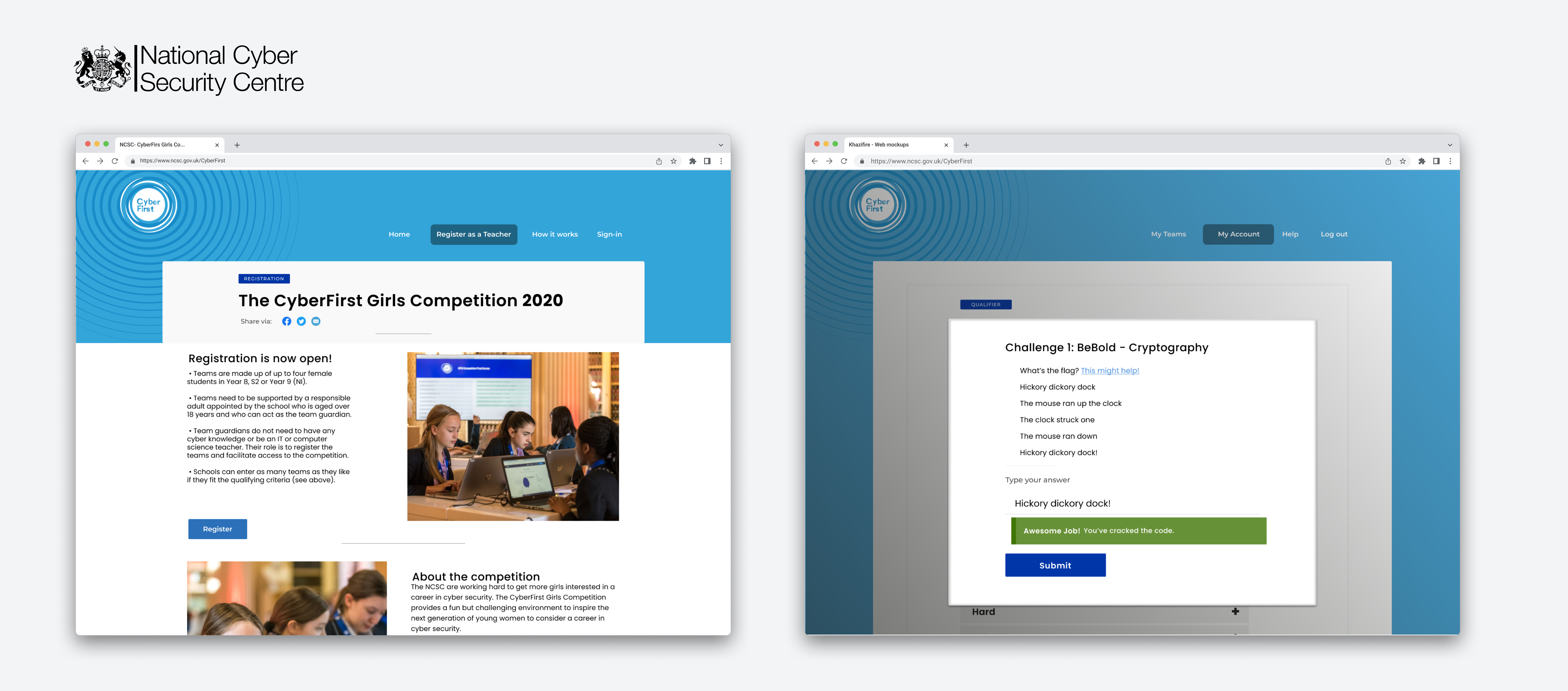 National Cyber Security Centre Project Screenshot